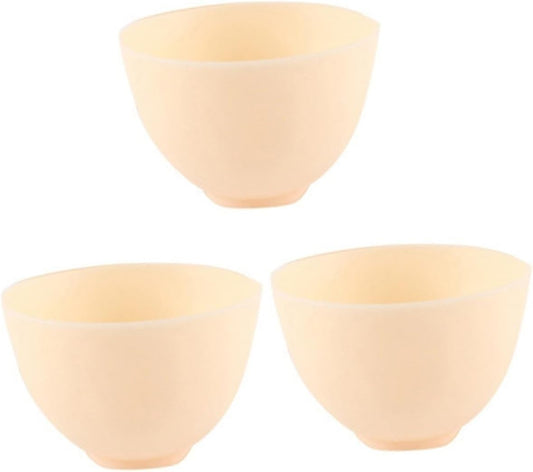 FOMIYES Kitchen Appliance 3pcs Anti-drop Bowl Mixing Bowls Prep Measuring Bowl Odorless Bowl Mask Mixing Bowl Home Use Bowl Silicone Bowl Kitchen Appliances