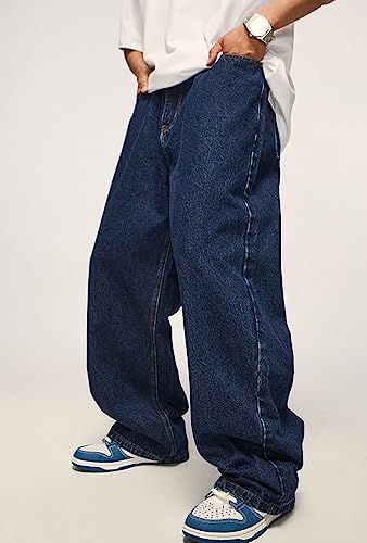 Baggy Jeans for Men Women Y2k Skater Vintage Plain Pants 2023 Casual Wide Leg Jeans Loose Fit Denim Hip Hop Jeans