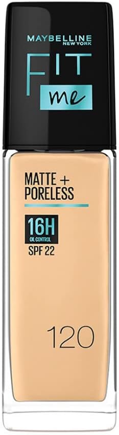 Maybelline New York Fit Me Matte+Poreless Liquid Foundation, 340 Cappuccino, 30 ml