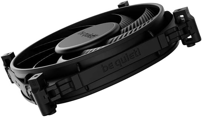 Be Quiet! BL097 Silent Wings 4 140mm PWM high-Speed, 1900 RPM, Premium Cooling Fan, 4-Pin - Black