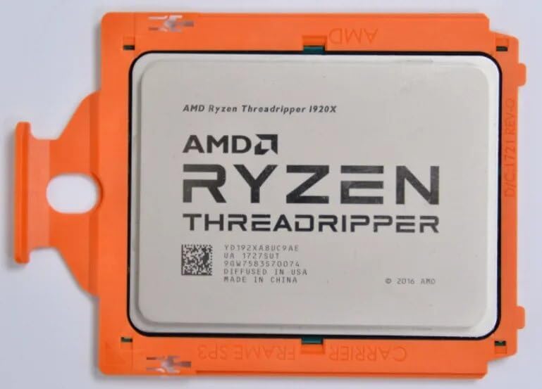 Ryzens Threadripper 1920X 3.5 GHz 12-Core 24-Thread CPU Processor 180W Ѕосkеt TR4 99% New but without cooler (Cpu)