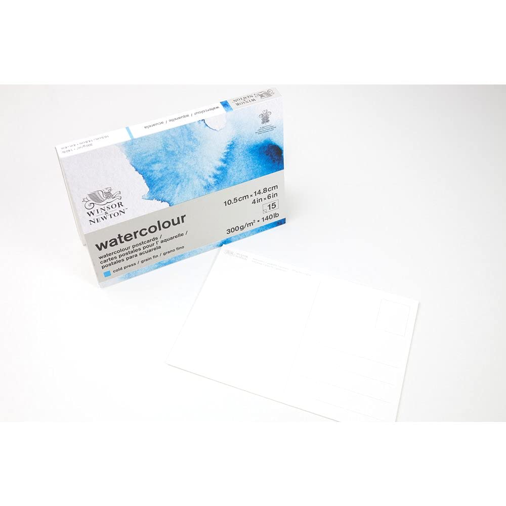 Winsor & Newton Classic Watercolour Paper Spiral Bound - 12 Sheets DIN A3, 300 g/m², Cold-Pressed, Lightly Textured White Paper in Archival Quality, Resistant to Yellowing