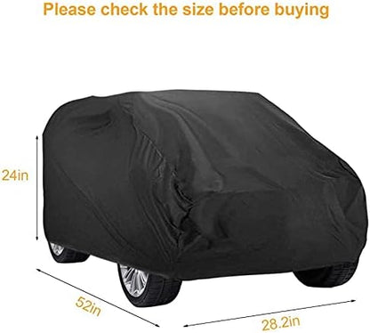 ZHYAWZA Kids Ride-On Toy Car Cover, Outdoor Waterproof Protection for Electric Battery-Powered Children's Wheeled Toy Car-General Type ， Against Wind, Rain,Snow and Dust , 52" L x 28.2" W x 24" H .