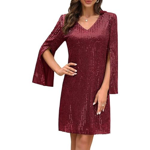 Wedding Guest Dresses for Women,Cocktail Dress,Dresses for Weddings as a Guest, Lace Chiffon Evening Dress