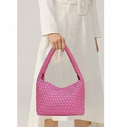 Fashion Designer Handbags and Purses Women Shoulder Bag Casual Versatile Hand Woven Shopping Totes Ladies Underarm Bags