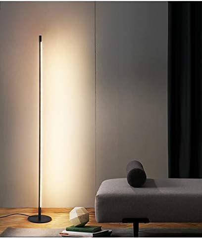 BVTECH Smart LED Floor Lamp Dimmable Standing Uplight Lamp with Remote Control Modern Ultrathin 3 Color Temperatures in One LED Standing Lamp for Reading, Living Rooms, Bedroom and Offices