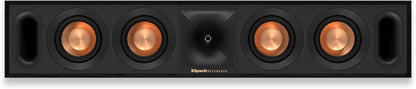 Klipsch Reference Next-Generation R-30C Horn-Loaded Center Channel Speakers for Crystal-Clear Home Theater Dialogue in Black