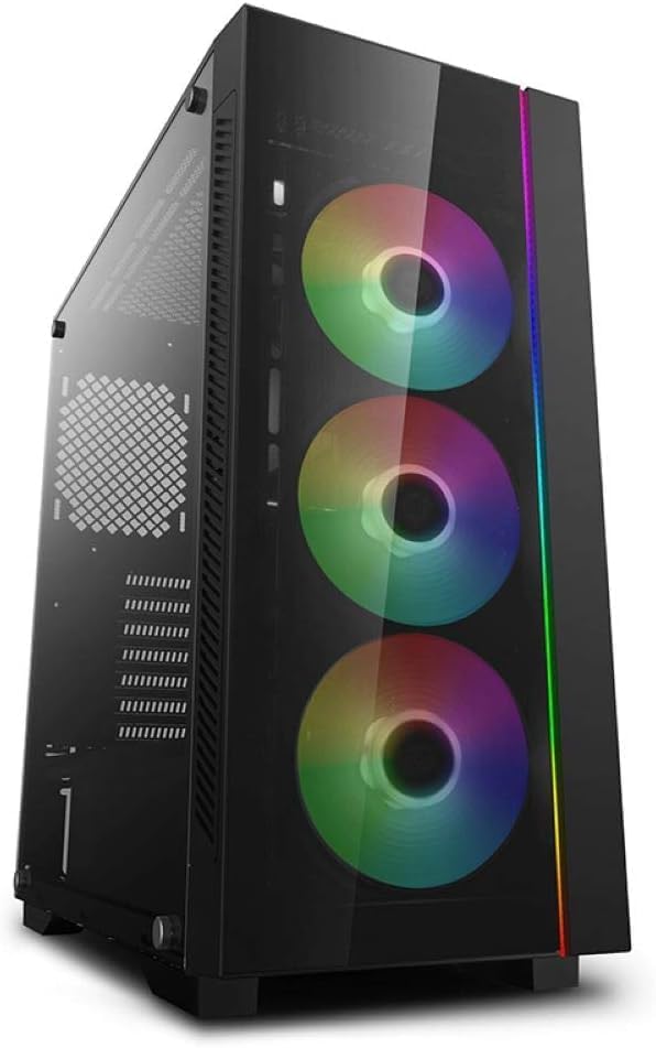 Game Sekret Gaming PC Desktop, Intel Core i5-11400 2.6 GHz, NVIDIA GeForce GTX 1650 4GB GDDR6,16GB DDR Ram, 512GB NVMe SSD, Window11 Pro (i5-11400 | RTX 1650 4GB | 16GB DDR4 | 512GB SSD, White)