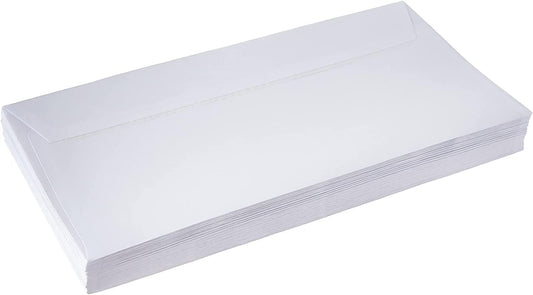 Maxi White Envelopes 80Gsm 22.9 cm X 10.1 cm Peel & Seal In A pack Of 50Pc, MXWHITE