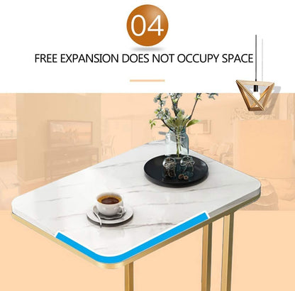 Round Side End Table 2 Layer Sofa Table Metal Corner Table Coffee Snack Tray Table Snack Accent Table Anti-Rusty for Outdoor and Indoor Use (B-Style)