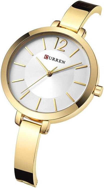 CURREN Original Women's Girls Sports Waterproof Stainless Steel Quartz Wrist Watch 9012