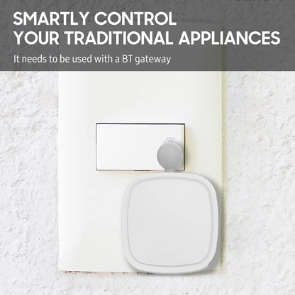 Pepisky Mini BT Fingerbot Home Automation Controller APP Control Voice Control Schedule Timer Fingerbot Home Appliances Switch Pusher Smart Controller (BT Gateway Required)