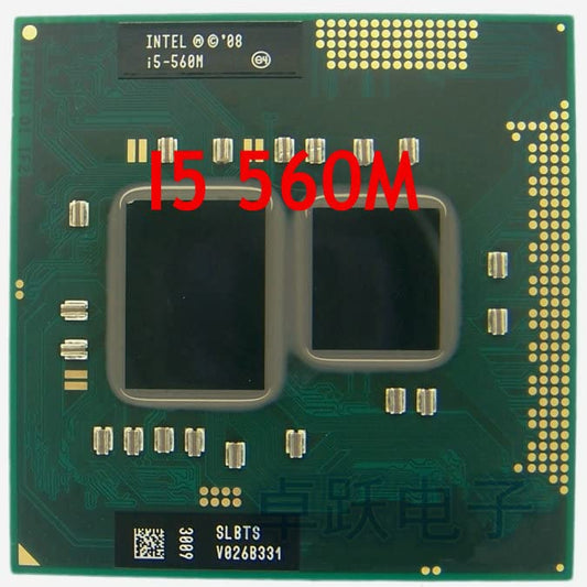 COMPAE - InteI core I5 560m I5-560m Dual Core 2.66GHz L3 PGA 988 PGA988 CPU Processor works on HM55