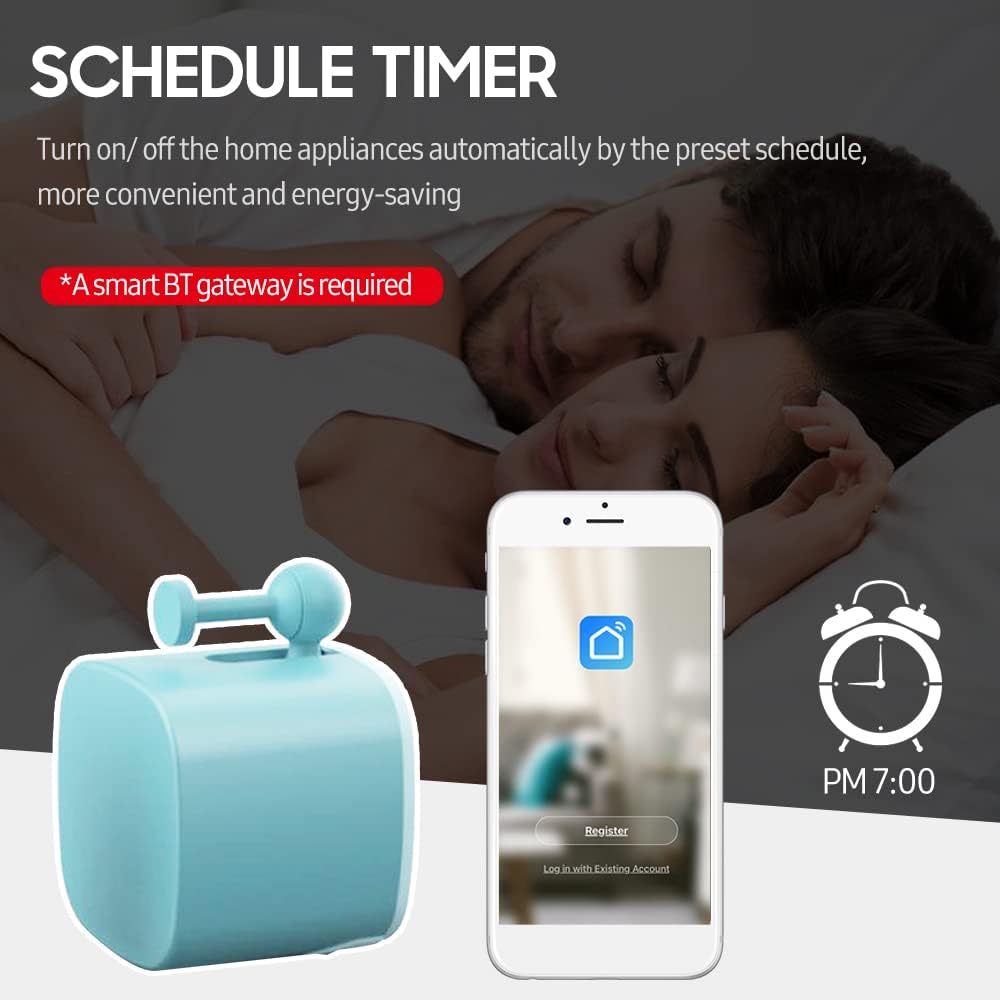 Pepisky Mini BT Fingerbot Home Automation Controller APP Control Voice Control Schedule Timer Fingerbot Home Appliances Switch Pusher Smart Controller (BT Gateway Required)