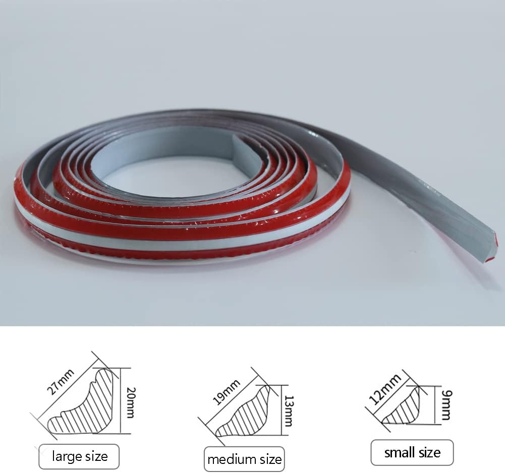 PVC Quadrant Trim,Skirting Board,Moulding Trim,Plastic Wall Corner Decoration Edging Strip Self Adhesive,Caulk Strip,Laminate Beading Anti-Mold Skirting Board,(5 Meters Long,27mm*20mm)