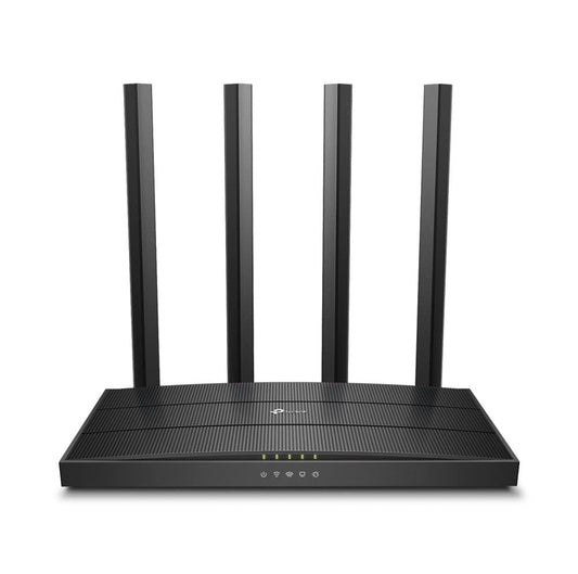 TP-Link AC1200 Gigabit WiFi Router (Archer A6) - Dual Band MU-MIMO Wireless Internet Router, 4 x Antennas, OneMesh and AP mode, Long Range Coverage