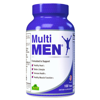 Multi Men 100 Tablets - Dietary Supplement - Vitamins & Minerals - Herbs