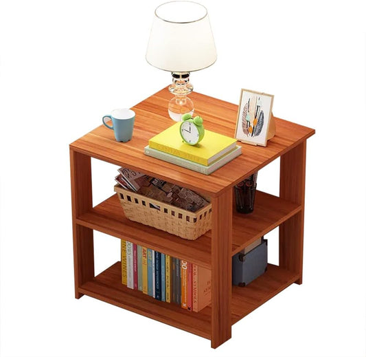 Bedside Table Side Table Living Room Bedroom, Simple Nightstand Wooden Furniture Modern Economy Bedside Cabinet Mini Locker Storage Stand Cabinet Rack for Bedroom Living Room Sofa