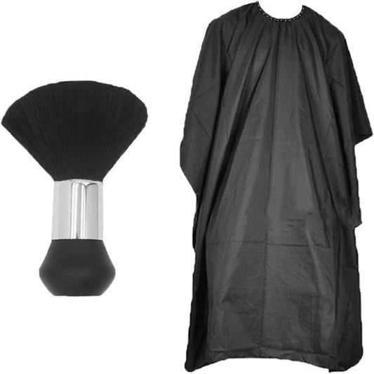 Barber Cape, Professional Hair Cutting Cape, Nylon Waterproof Salon Barber Cape, Breathable Anti Static Haircut Kit Hairdressing Apron, Hair Cutting Accessories for Barbershop