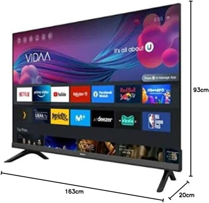 Hisense 43 Inch TV 2K FHD Smart TV With Dolby Vision HDR DTS Virtual X & WiFi - 43A4HD (2022-23)