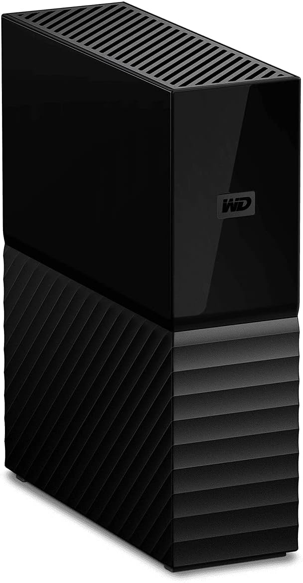 Western Digital WD 18 TB My Book USB 3.0 Desktop Hard Drive with Password Protection and Auto Backup Software, Black WDBBGB0180HBK EESN