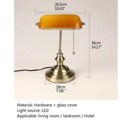 Modern Desk Table Lamp Simple Design LED Glass Pull Switch Desk Light Decor for Home Living Room Bedroom Bedside (style H 1pcs)