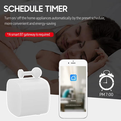 Pepisky Mini BT Fingerbot Home Automation Controller APP Control Voice Control Schedule Timer Fingerbot Home Appliances Switch Pusher Smart Controller (BT Gateway Required)