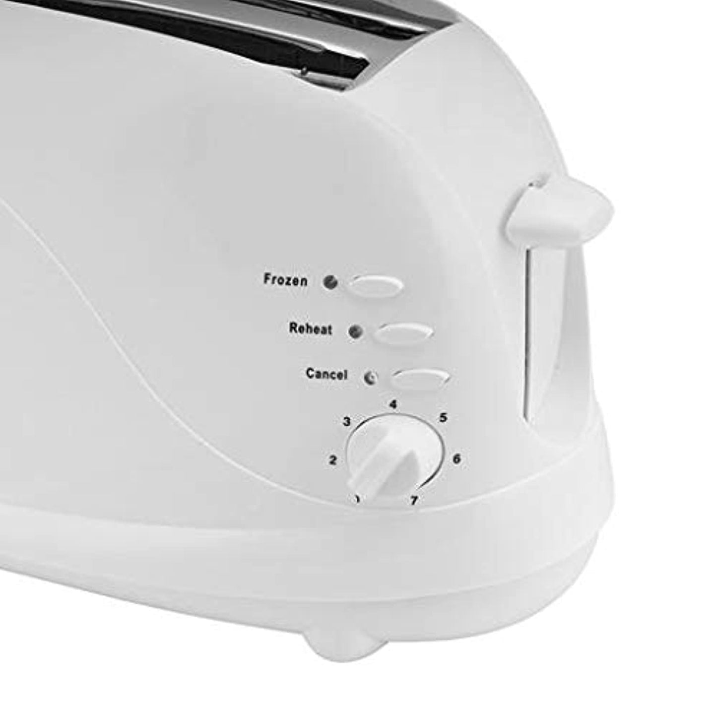 Geepas 1100W 4 Slices Bread Toaster - Crumb Tray, Cord Storage, 7 Settings with Cancel, Defrost & Reheat Function |Removable crumb tray |2 years' warranty