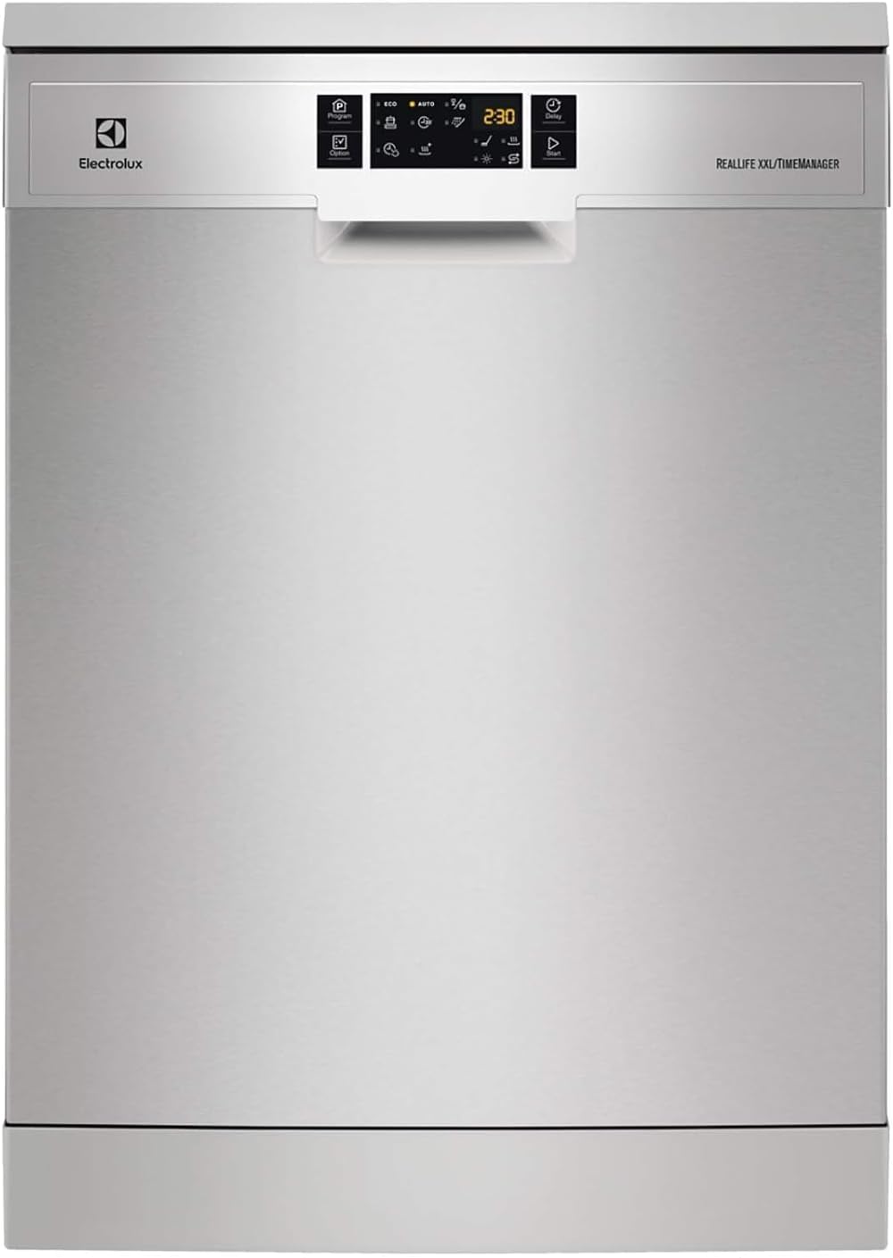 Electrolux 15 Place Settings Freestanding Dishwasher with 7 Programs, Inverter Motor, Fully Automatic with Satellite Clean Technology, Sensor Control, Low Noise Level, Made in ITALY, ESF8570ROX Silver