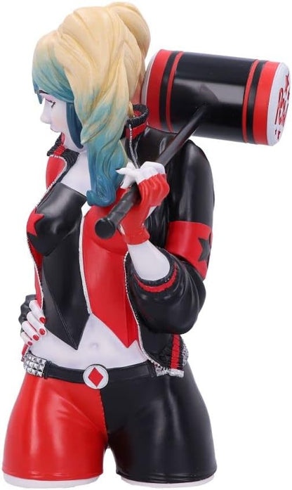 Nemesis Now Officially Licensed Harley Quinn Bust, Red, 30cm