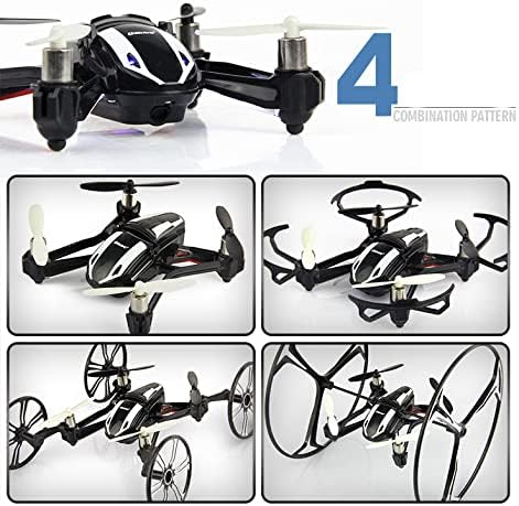 Fytoo Deformable Quadcopter HD Aerial Vehicle Remote Control Drone U841-1 HD Quadcopter Drone with HD 2MP Camera