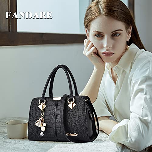 FANDARE Ladies Top-handle Bags Handbags for women Shoulder Crossbody bag