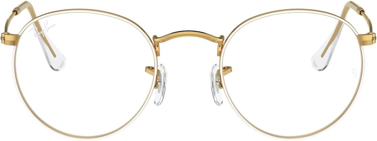 Ray-Ban Rx3447v Round Metal Prescription Eyeglass Frames