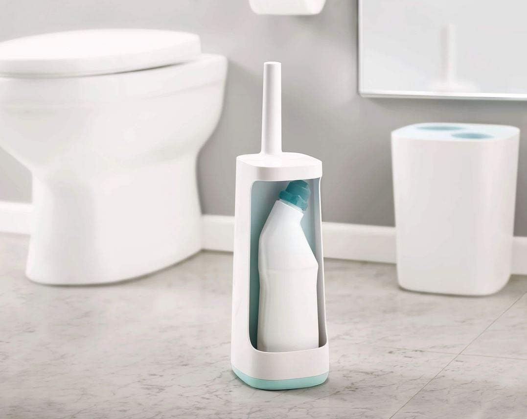 Joseph Joseph Toilet Brush With Slim Holder Flexible Anti-Drip