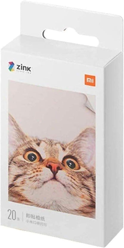 Xiaomi Photo Pocket Printier Self Adhesive Photo Paper 20 Sheets, White, Tej4019Gl