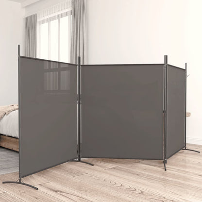 vidaXL 1-Panel Room Divider Folding Panel Screen Movable Partition Privacy Separator Wall Furniture Indoor Bedroom Office Black 175x180 cm