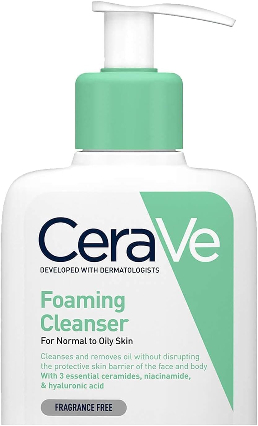 CeraVe Foaming Facial Cleanser, Normal to Oily Skin 12 fl. oz