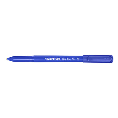 Paper Mate 4621501 Write Bros Ballpoint Pens, Medium Point (1.0 mm), Blue, 60 Count