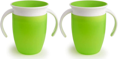 7oz Miracle® 360° Trainer Cup - 2pk (Blue/Green)