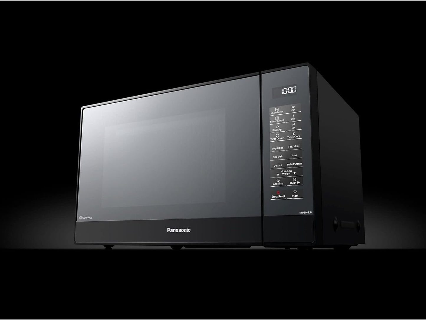 Panasonic 32 Liters Solo Inverter Microwave, Black - Nnst65Jb"Min 1 year manufacturer warranty"