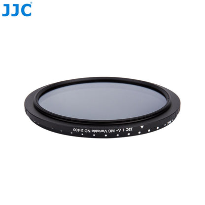 JJC F-NDV58 58mm Variable Neutral Density Filter for Camera Lens Photography, ND2 - ND400 Adjustable ND Filter, Black