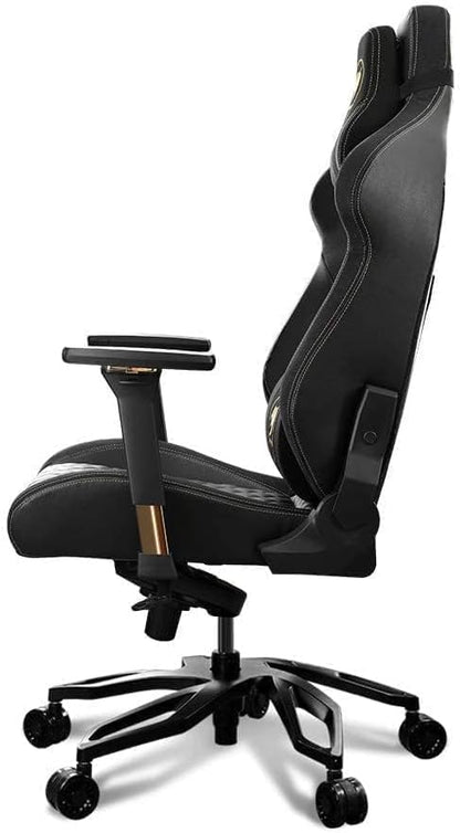 COUGAR Armor Titan Pro Royal The Flagship Gaming Chair Breathable PVC Leather, a Premium Suede-Like Texture, 160kg Support, 170 Degree Reclining, Black