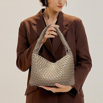 Fashion Designer Handbags and Purses Women Shoulder Bag Casual Versatile Hand Woven Shopping Totes Ladies Underarm Bags