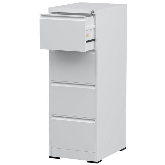 Mahmayi Godrej Drawer Steel Filling Cabinet, White, OMOEM4DRSFCWH