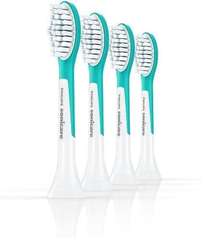 Philips HX6044/33 Sonicare Toothbrush heads for Kids, Blue, Pack of 4