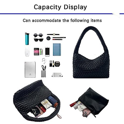 Fashion Designer Handbags and Purses Women Shoulder Bag Casual Versatile Hand Woven Shopping Totes Ladies Underarm Bags