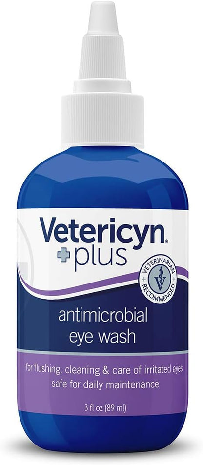 Vetericyn Plus Antimicrobial Eye Wash 3oz