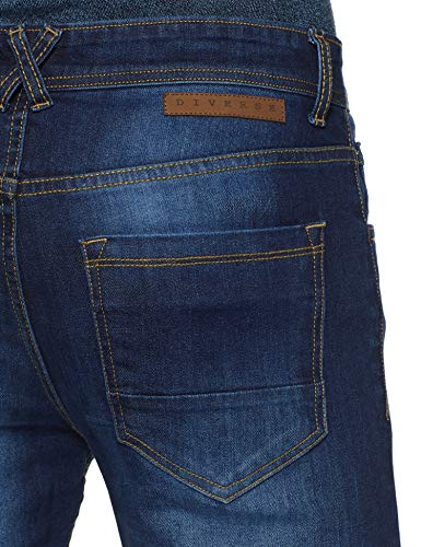 DIVERSE Men's Slim Fit Jeans