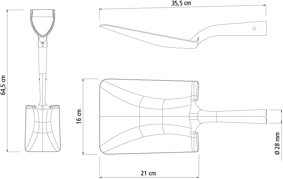 Tramontina SQUARE MOUTH SHOVEL