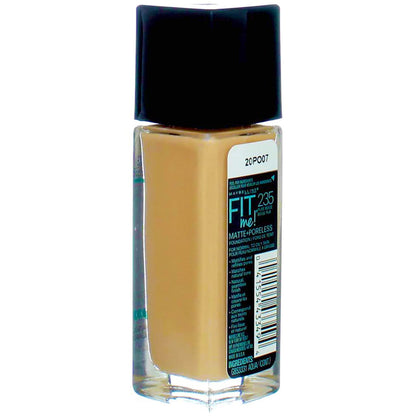 Maybelline Fit Me Matte + Poreless Liquid Oil-Free Foundation Makeup, Soft Tan, 1 Count (Packaging May Vary)